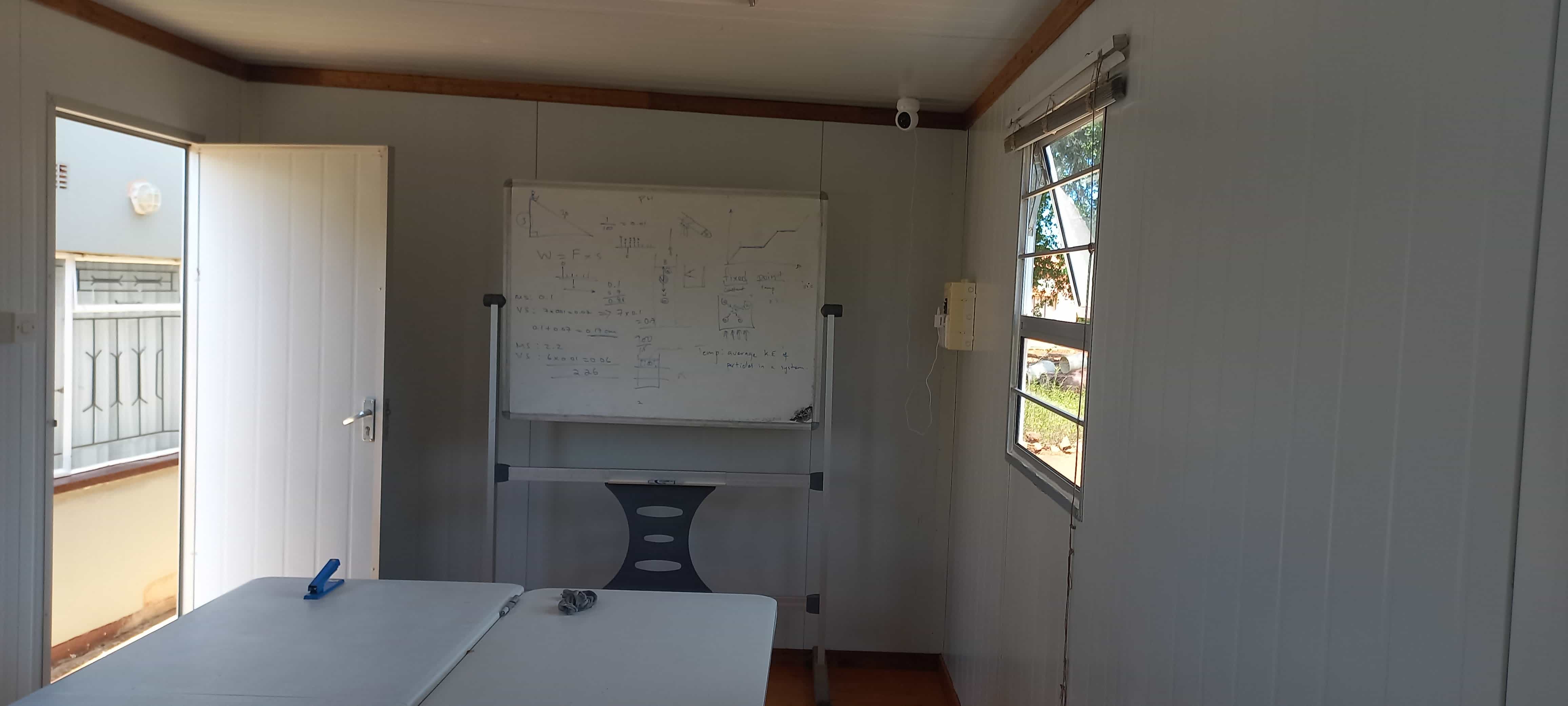Whiteboard and CCTV